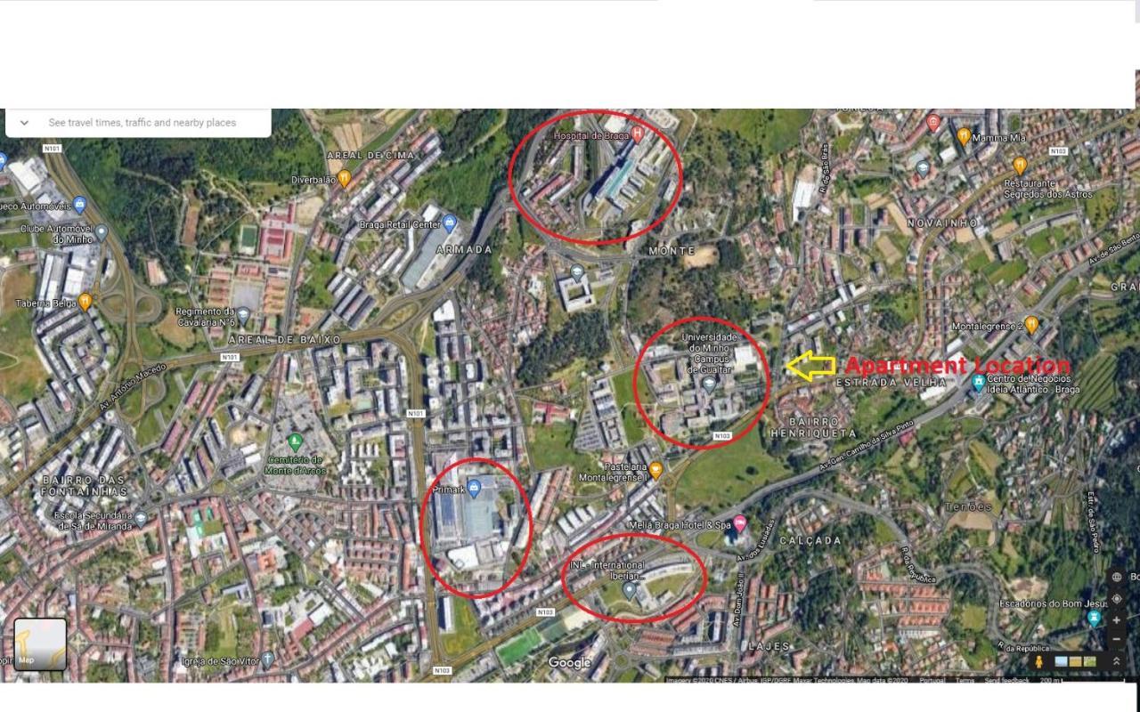 University Of Minho- Inl Campus Gualtar Apartment Брага Экстерьер фото